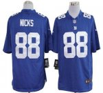 Jerseys Factory Cheap Nike Giants #88 Hakeem Nicks Royal Blue Te