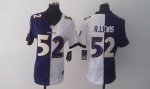 Jerseys Factory Cheap Nike Ravens #52 Ray Lewis Purple/White Wom