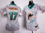 Jerseys Factory Cheap Nike Dolphins #17 Ryan Tannehill Zebra Wom