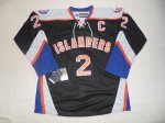 Jerseys Factory Cheap Islanders #2 Mark Streit Black Third Embro