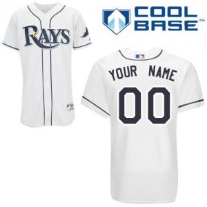 Jerseys Factory Cheap Rays Customized Authentic White Cool Base