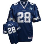 Jerseys Factory Cheap Cowboys #28 Felix Jones Blue Team 50TH Ann