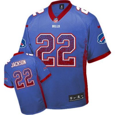 Jerseys Factory Cheap Nike Bills #22 Fred Jackson Royal Blue Tea