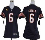 Jerseys Factory Cheap Nike Bears #6 Jay Cutler Navy Blue Team Co
