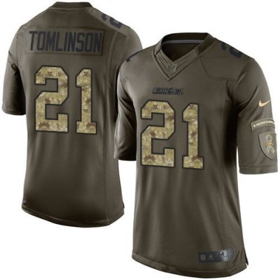 Jerseys Factory Cheap Nike Chargers #21 LaDainian Tomlinson Gree