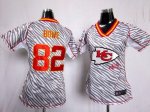 Jerseys Factory Cheap Nike Chiefs #82 Dwayne Bowe Zebra Women's