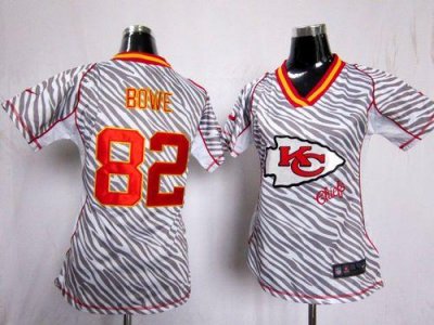 Jerseys Factory Cheap Nike Chiefs #82 Dwayne Bowe Zebra Women's