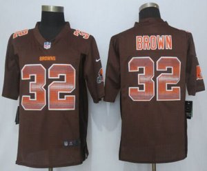 Jerseys Factory Cheap Nike Browns #32 Jim Brown Brown Team Color