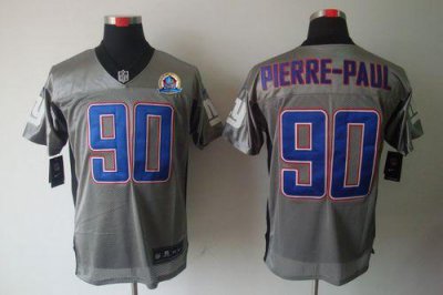 Jerseys Factory Cheap Nike Giants #90 Jason Pierre-Paul Grey Sha