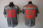 Jerseys Factory Cheap Nike 49ers #53 NaVorro Bowman Grey Shadow
