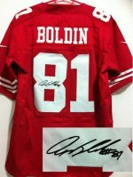 Jerseys Factory Cheap Nike 49ers #81 Anquan Boldin Red Team Colo