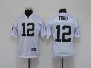 Jerseys Factory Cheap Raiders #12 Jacoby Ford White Embroidered