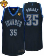 Jerseys Factory Cheap Thunder #35 Kevin Durant Black Graystone F
