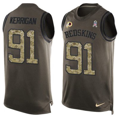 Jerseys Factory Cheap Nike Redskins #91 Ryan Kerrigan Green Men'