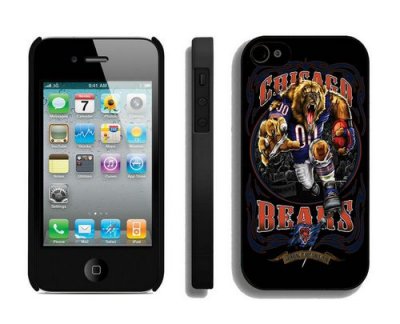 Jerseys Factory Cheap NFL Chicago Bears IPhone 4/4S Case_3