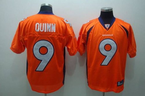 Jerseys Factory Cheap Broncos #9 Brady Quinn Orange Stitched NFL