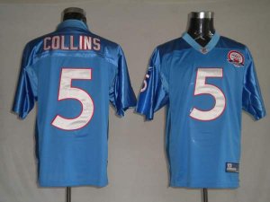 Jerseys Factory Cheap Titans #5 Kerry Collins Stitched Baby Blu