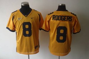 Jerseys Factory Cheap Golden Bears #8 Rodgers Gold Embroidered N