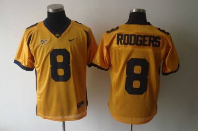 Jerseys Factory Cheap Golden Bears #8 Rodgers Gold Embroidered N