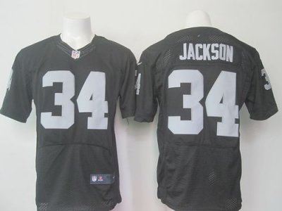 Jerseys Factory Cheap Nike Raiders #34 Bo Jackson Black Team Col