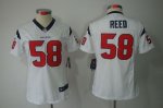 Jerseys Factory Cheap Nike Texans #58 Brooks Reed White Women's