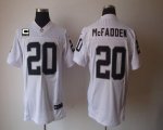 Jerseys Factory Cheap Nike Raiders #20 Darren McFadden White Wit