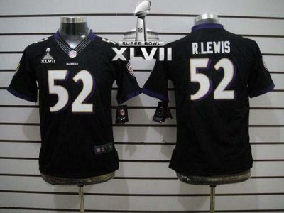 Jerseys Factory Cheap Nike Ravens #52 Ray Lewis Black Alternate