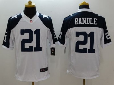 Jerseys Factory Cheap Nike Cowboys #21 Joseph Randle White Thank