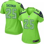Jerseys Factory Cheap Nike Seahawks #25 Richard Sherman Green Al