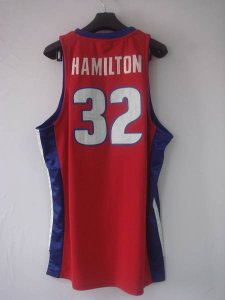 Jerseys Factory Cheap Pistons #32 Richard Hamilton Embroidered R
