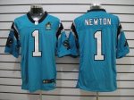 Jerseys Factory Cheap Nike Panthers #1 Cam Newton Blue Alternate