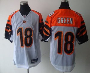 Jerseys Factory Cheap Bengals #18 A.J. Green White Stitched NFL