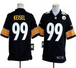 Jerseys Factory Cheap Nike Steelers #99 Brett Keisel Black Team