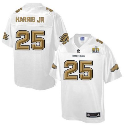 Jerseys Factory Cheap Nike Broncos #25 Chris Harris Jr White Men