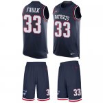 Jerseys Factory Cheap Nike Patriots #33 Kevin Faulk Navy Blue Te