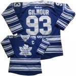Jerseys Factory Cheap Maple Leafs #93 Doug Gilmour Blue 2014 Win