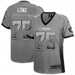 Jerseys Factory Cheap Nike Raiders #75 Howie Long Grey Women's E