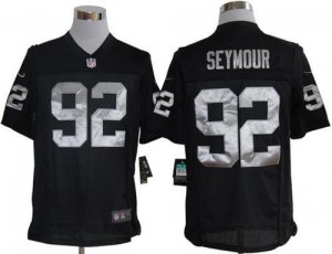 Jerseys Factory Cheap Nike Raiders #92 Richard Seymour Black Tea
