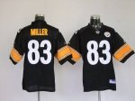 Jerseys Factory Cheap Steelers #83 Heath Miller Black Stitched N