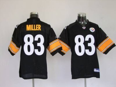 Jerseys Factory Cheap Steelers #83 Heath Miller Black Stitched N