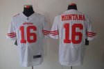 Jerseys Factory Cheap Nike 49ers #16 Joe Montana White Men's Emb
