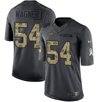 Jerseys Factory Cheap Nike Seahawks #54 Bobby Wagner Black Men's