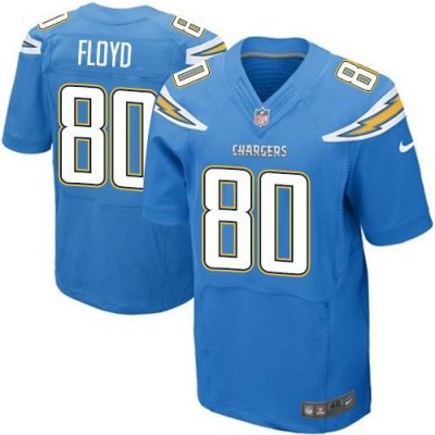 Jerseys Factory Cheap Nike Chargers #80 Malcom Floyd Electric Bl