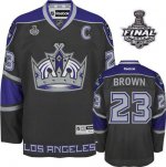 Jerseys Factory Cheap Kings #23 Dustin Brown 2012 Stanley Cup Fi