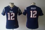 Jerseys Factory Cheap Nike Patriots #12 Tom Brady Navy Blue Team