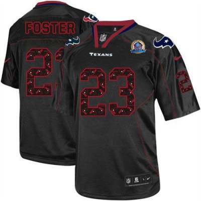 Jerseys Factory Cheap Nike Texans #23 Arian Foster New Lights Ou