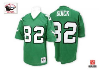 Jerseys Factory Cheap Mitchell And Ness Eagles #82 Mike Quick Gr