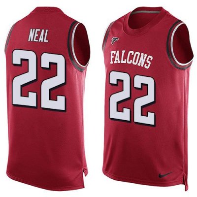 Jerseys Factory Cheap Nike Falcons #22 Keanu Neal Red Team Color