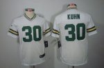 Jerseys Factory Cheap Nike Packers #30 John Kuhn White Youth Emb