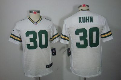 Jerseys Factory Cheap Nike Packers #30 John Kuhn White Youth Emb